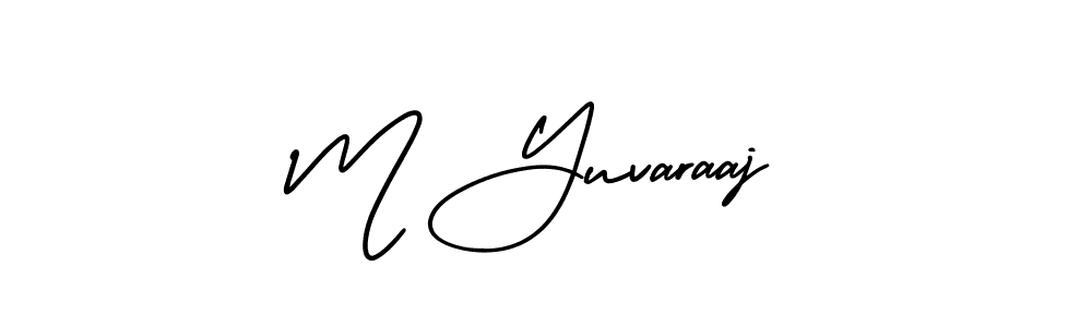 Check out images of Autograph of M Yuvaraaj name. Actor M Yuvaraaj Signature Style. AmerikaSignatureDemo-Regular is a professional sign style online. M Yuvaraaj signature style 3 images and pictures png