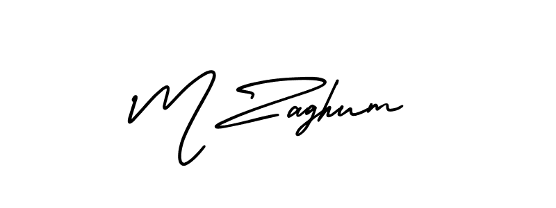 Similarly AmerikaSignatureDemo-Regular is the best handwritten signature design. Signature creator online .You can use it as an online autograph creator for name M Zaghum. M Zaghum signature style 3 images and pictures png