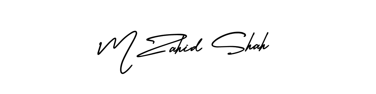 Best and Professional Signature Style for M Zahid Shah. AmerikaSignatureDemo-Regular Best Signature Style Collection. M Zahid Shah signature style 3 images and pictures png