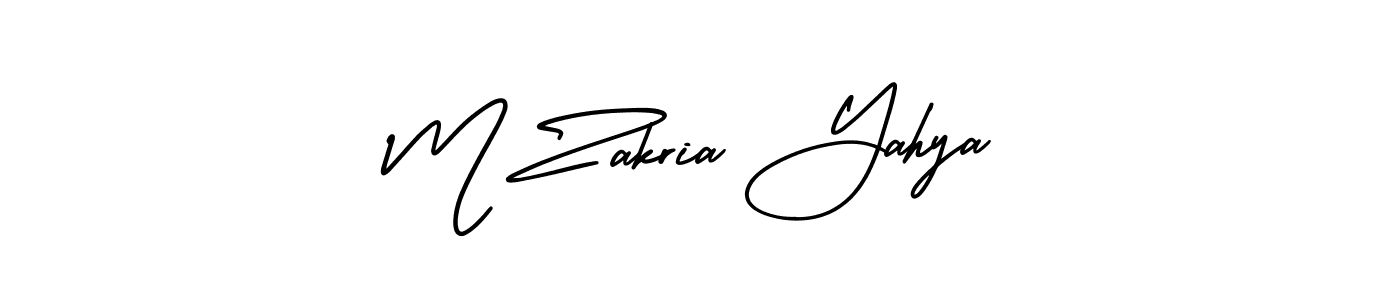 How to Draw M Zakria Yahya signature style? AmerikaSignatureDemo-Regular is a latest design signature styles for name M Zakria Yahya. M Zakria Yahya signature style 3 images and pictures png