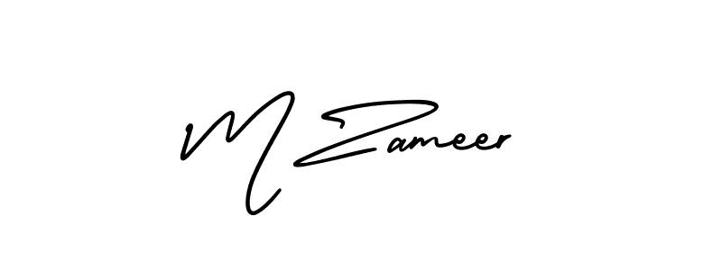 Make a short M Zameer signature style. Manage your documents anywhere anytime using AmerikaSignatureDemo-Regular. Create and add eSignatures, submit forms, share and send files easily. M Zameer signature style 3 images and pictures png