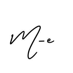 if you are searching for the best signature style for your name M-e. so please give up your signature search. here we have designed multiple signature styles  using AmerikaSignatureDemo-Regular. M-e signature style 3 images and pictures png