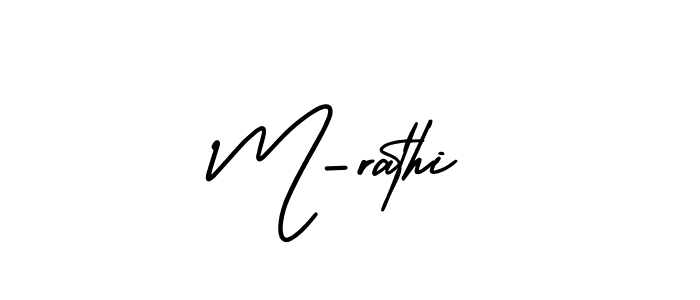 Make a beautiful signature design for name M-rathi. Use this online signature maker to create a handwritten signature for free. M-rathi signature style 3 images and pictures png