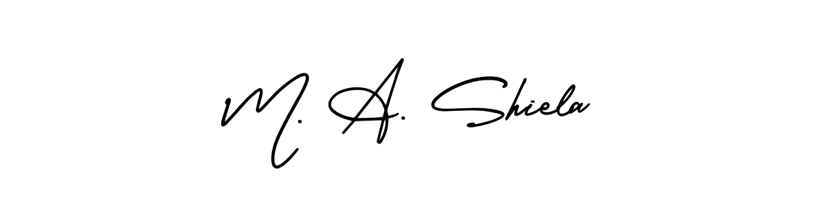 Once you've used our free online signature maker to create your best signature AmerikaSignatureDemo-Regular style, it's time to enjoy all of the benefits that M. A. Shiela name signing documents. M. A. Shiela signature style 3 images and pictures png