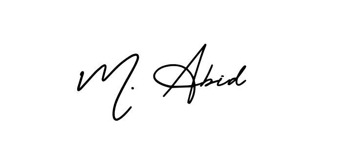 It looks lik you need a new signature style for name M. Abid. Design unique handwritten (AmerikaSignatureDemo-Regular) signature with our free signature maker in just a few clicks. M. Abid signature style 3 images and pictures png