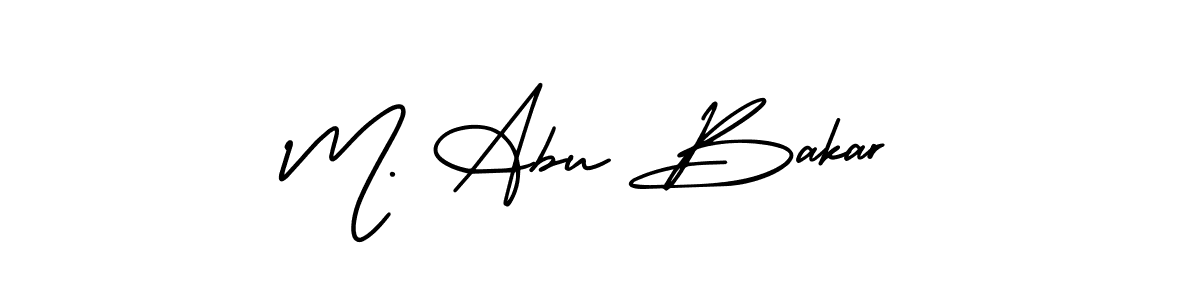 You can use this online signature creator to create a handwritten signature for the name M. Abu Bakar. This is the best online autograph maker. M. Abu Bakar signature style 3 images and pictures png