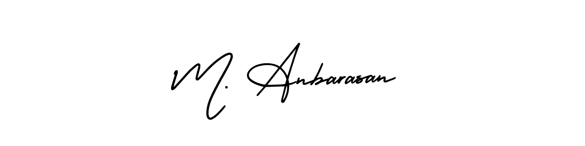 Similarly AmerikaSignatureDemo-Regular is the best handwritten signature design. Signature creator online .You can use it as an online autograph creator for name M. Anbarasan. M. Anbarasan signature style 3 images and pictures png