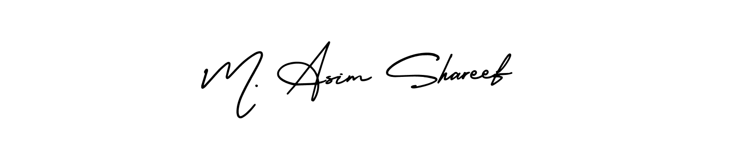 Best and Professional Signature Style for M. Asim Shareef. AmerikaSignatureDemo-Regular Best Signature Style Collection. M. Asim Shareef signature style 3 images and pictures png