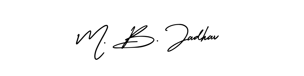 Here are the top 10 professional signature styles for the name M. B. Jadhav. These are the best autograph styles you can use for your name. M. B. Jadhav signature style 3 images and pictures png