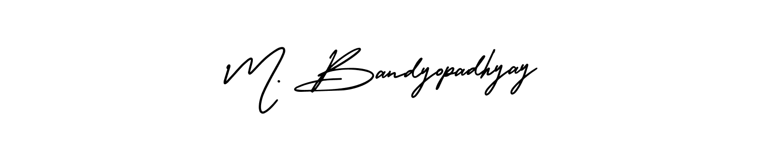 Also we have M. Bandyopadhyay name is the best signature style. Create professional handwritten signature collection using AmerikaSignatureDemo-Regular autograph style. M. Bandyopadhyay signature style 3 images and pictures png