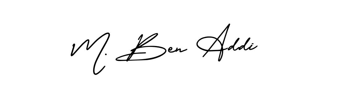 See photos of M. Ben Addi official signature by Spectra . Check more albums & portfolios. Read reviews & check more about AmerikaSignatureDemo-Regular font. M. Ben Addi signature style 3 images and pictures png