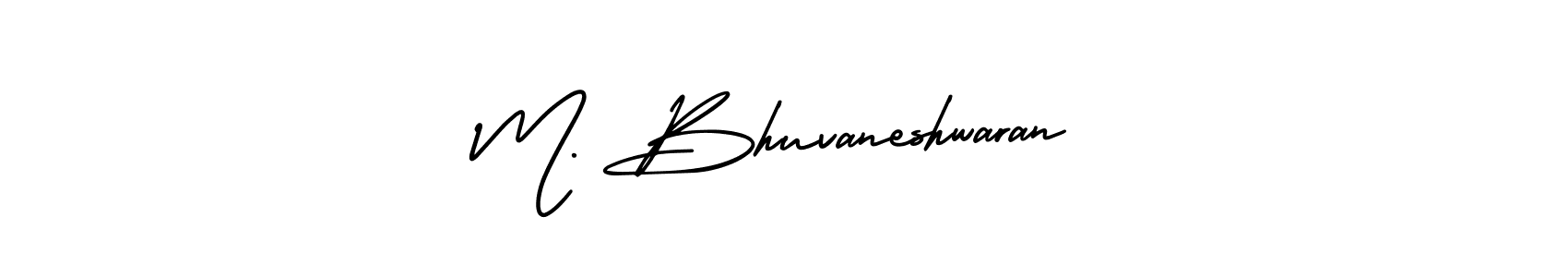 Make a beautiful signature design for name M. Bhuvaneshwaran. Use this online signature maker to create a handwritten signature for free. M. Bhuvaneshwaran signature style 3 images and pictures png