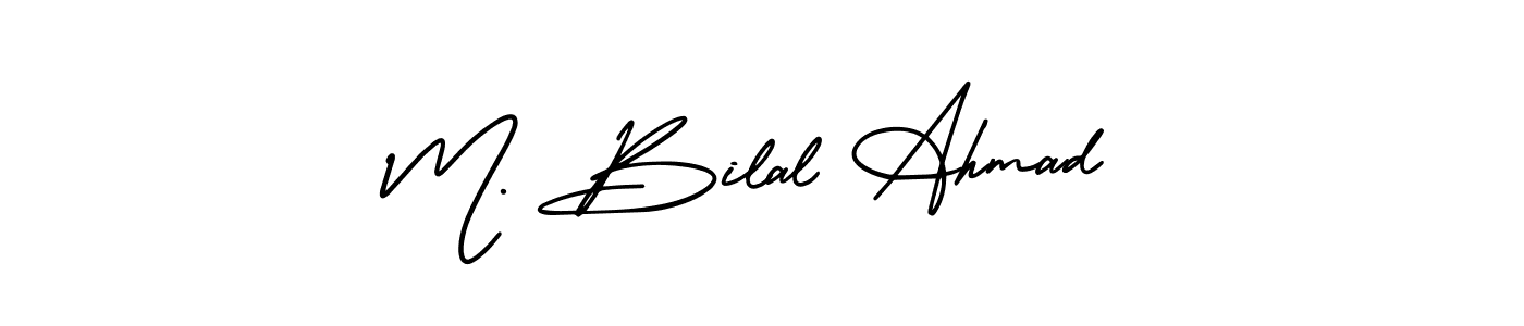 Also we have M. Bilal Ahmad name is the best signature style. Create professional handwritten signature collection using AmerikaSignatureDemo-Regular autograph style. M. Bilal Ahmad signature style 3 images and pictures png