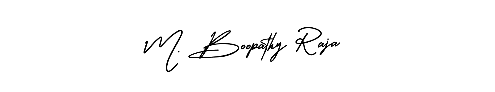 Once you've used our free online signature maker to create your best signature AmerikaSignatureDemo-Regular style, it's time to enjoy all of the benefits that M. Boopathy Raja name signing documents. M. Boopathy Raja signature style 3 images and pictures png