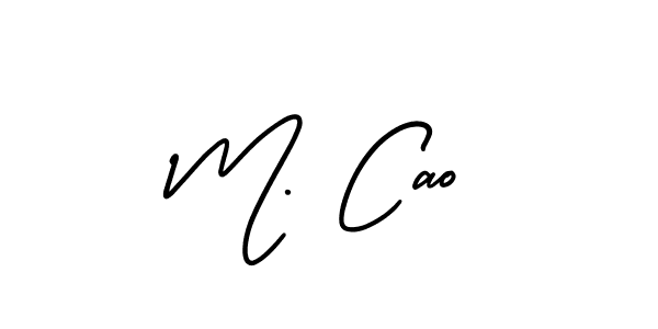 Once you've used our free online signature maker to create your best signature AmerikaSignatureDemo-Regular style, it's time to enjoy all of the benefits that M. Cao name signing documents. M. Cao signature style 3 images and pictures png