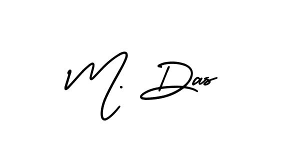 How to Draw M. Das signature style? AmerikaSignatureDemo-Regular is a latest design signature styles for name M. Das. M. Das signature style 3 images and pictures png