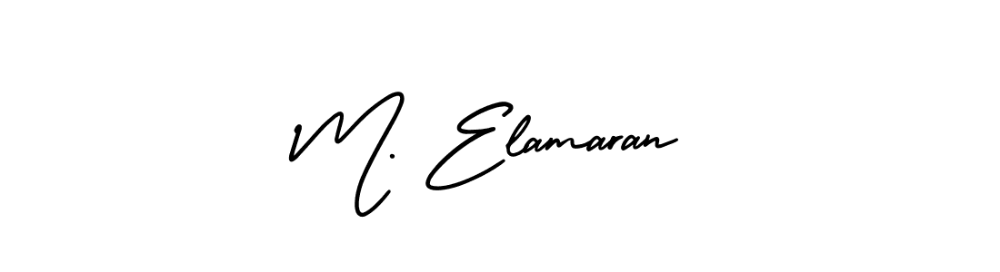 Once you've used our free online signature maker to create your best signature AmerikaSignatureDemo-Regular style, it's time to enjoy all of the benefits that M. Elamaran name signing documents. M. Elamaran signature style 3 images and pictures png