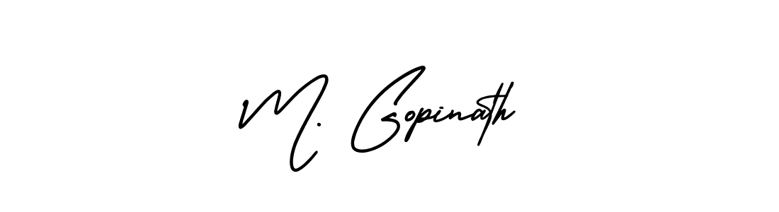 Make a short M. Gopinath signature style. Manage your documents anywhere anytime using AmerikaSignatureDemo-Regular. Create and add eSignatures, submit forms, share and send files easily. M. Gopinath signature style 3 images and pictures png