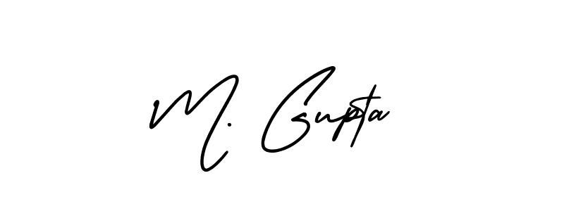 Also we have M. Gupta name is the best signature style. Create professional handwritten signature collection using AmerikaSignatureDemo-Regular autograph style. M. Gupta signature style 3 images and pictures png