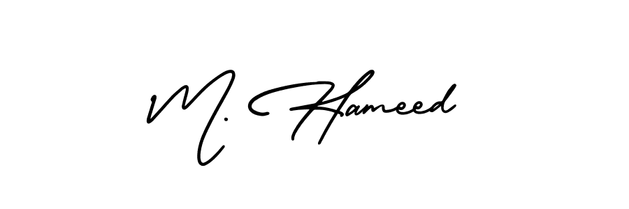 Check out images of Autograph of M. Hameed name. Actor M. Hameed Signature Style. AmerikaSignatureDemo-Regular is a professional sign style online. M. Hameed signature style 3 images and pictures png