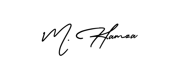 How to make M. Hamza signature? AmerikaSignatureDemo-Regular is a professional autograph style. Create handwritten signature for M. Hamza name. M. Hamza signature style 3 images and pictures png