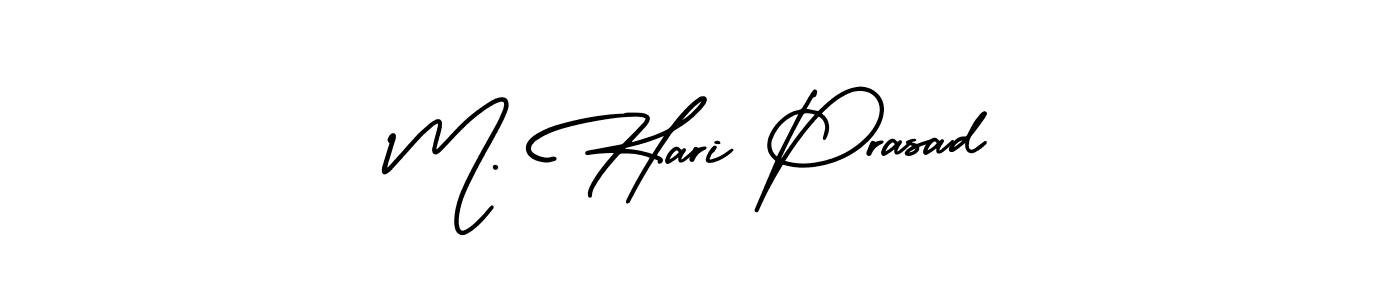 Also we have M. Hari Prasad name is the best signature style. Create professional handwritten signature collection using AmerikaSignatureDemo-Regular autograph style. M. Hari Prasad signature style 3 images and pictures png
