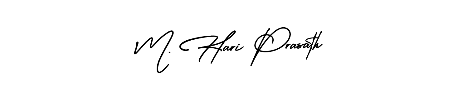 How to Draw M. Hari Prasath signature style? AmerikaSignatureDemo-Regular is a latest design signature styles for name M. Hari Prasath. M. Hari Prasath signature style 3 images and pictures png