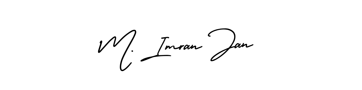 if you are searching for the best signature style for your name M. Imran Jan. so please give up your signature search. here we have designed multiple signature styles  using AmerikaSignatureDemo-Regular. M. Imran Jan signature style 3 images and pictures png