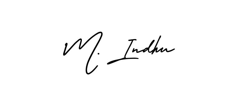 Once you've used our free online signature maker to create your best signature AmerikaSignatureDemo-Regular style, it's time to enjoy all of the benefits that M. Indhu name signing documents. M. Indhu signature style 3 images and pictures png