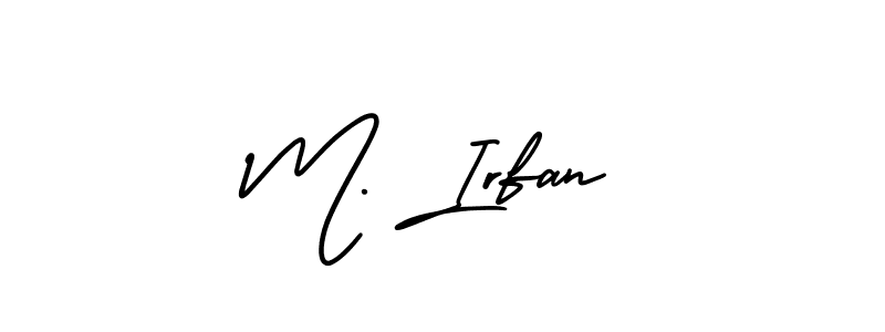 Make a beautiful signature design for name M. Irfan. With this signature (AmerikaSignatureDemo-Regular) style, you can create a handwritten signature for free. M. Irfan signature style 3 images and pictures png