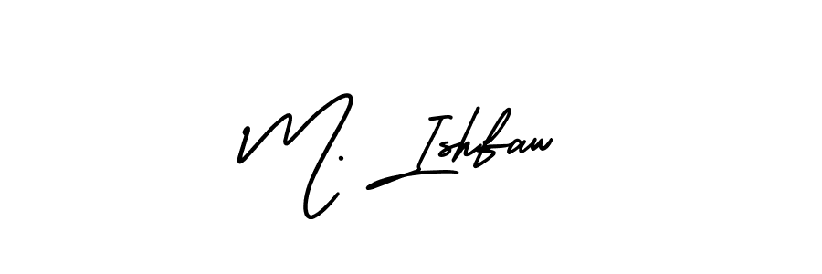 Best and Professional Signature Style for M. Ishfaw. AmerikaSignatureDemo-Regular Best Signature Style Collection. M. Ishfaw signature style 3 images and pictures png