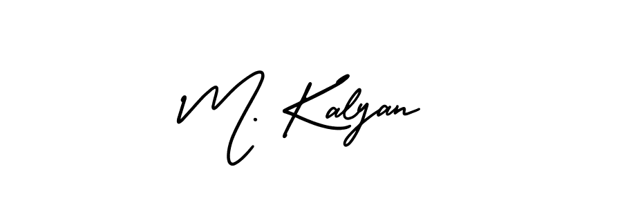 Also we have M. Kalyan name is the best signature style. Create professional handwritten signature collection using AmerikaSignatureDemo-Regular autograph style. M. Kalyan signature style 3 images and pictures png