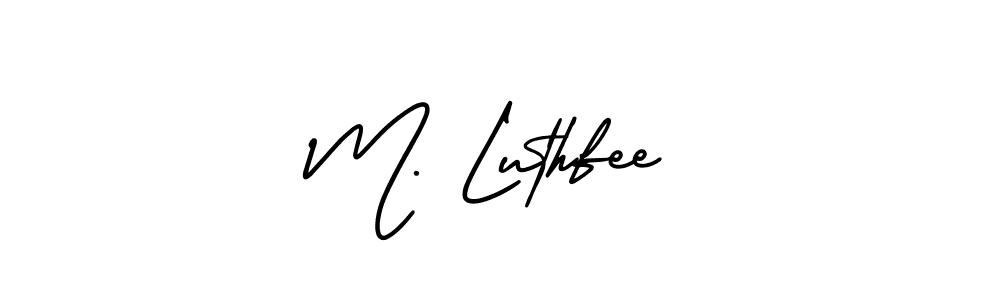 You can use this online signature creator to create a handwritten signature for the name M. Luthfee. This is the best online autograph maker. M. Luthfee signature style 3 images and pictures png