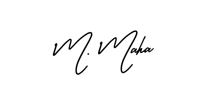 Here are the top 10 professional signature styles for the name M. Maha. These are the best autograph styles you can use for your name. M. Maha signature style 3 images and pictures png
