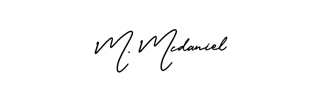 It looks lik you need a new signature style for name M. Mcdaniel. Design unique handwritten (AmerikaSignatureDemo-Regular) signature with our free signature maker in just a few clicks. M. Mcdaniel signature style 3 images and pictures png