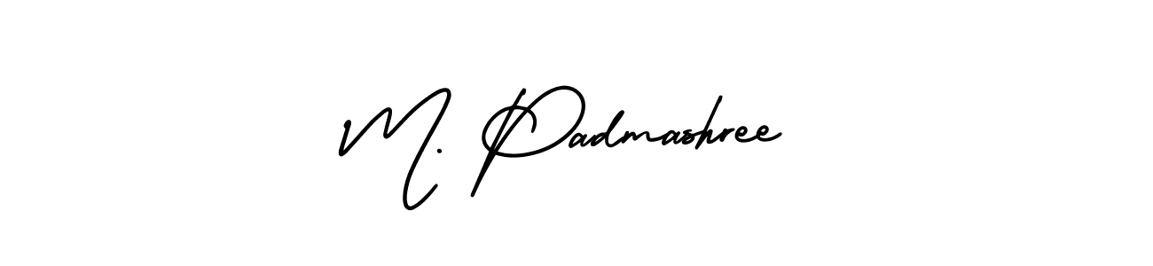 It looks lik you need a new signature style for name M. Padmashree. Design unique handwritten (AmerikaSignatureDemo-Regular) signature with our free signature maker in just a few clicks. M. Padmashree signature style 3 images and pictures png