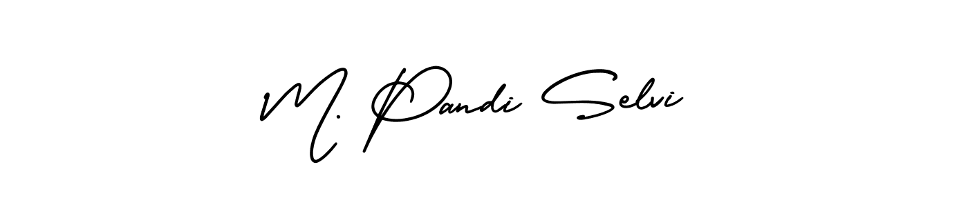 Once you've used our free online signature maker to create your best signature AmerikaSignatureDemo-Regular style, it's time to enjoy all of the benefits that M. Pandi Selvi name signing documents. M. Pandi Selvi signature style 3 images and pictures png