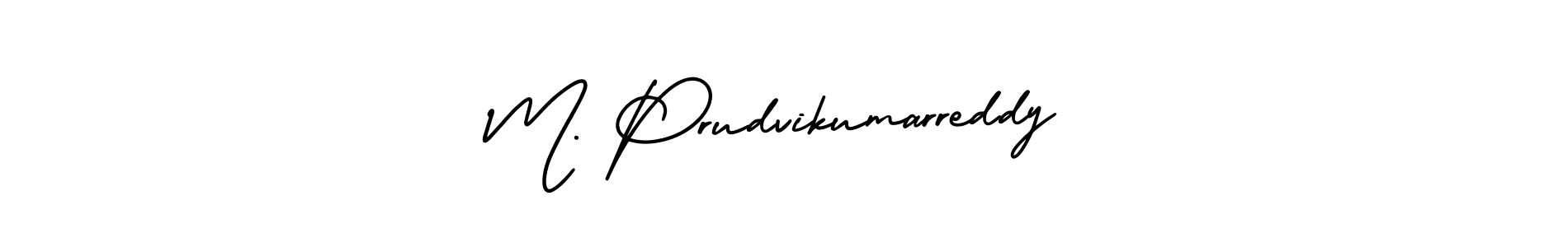 Also You can easily find your signature by using the search form. We will create M. Prudvikumarreddy name handwritten signature images for you free of cost using AmerikaSignatureDemo-Regular sign style. M. Prudvikumarreddy signature style 3 images and pictures png