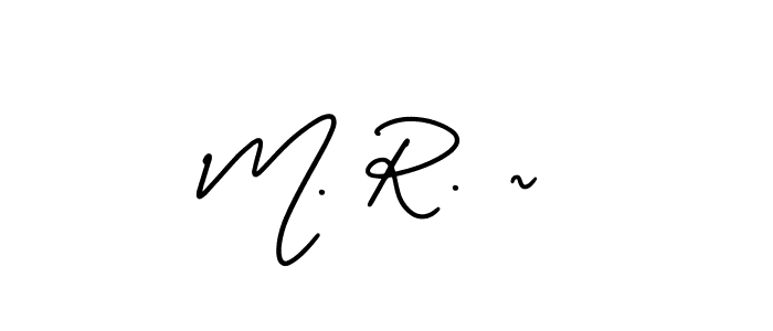 Also we have M. R. ~ name is the best signature style. Create professional handwritten signature collection using AmerikaSignatureDemo-Regular autograph style. M. R. ~ signature style 3 images and pictures png