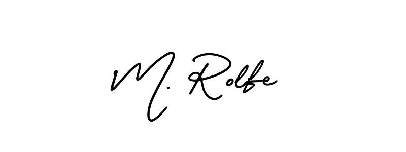 Similarly AmerikaSignatureDemo-Regular is the best handwritten signature design. Signature creator online .You can use it as an online autograph creator for name M. Rolfe. M. Rolfe signature style 3 images and pictures png