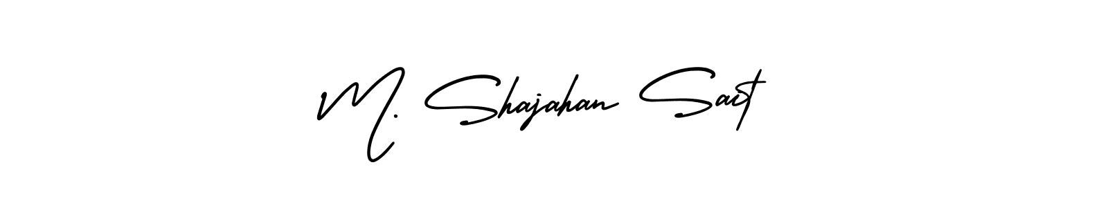 Here are the top 10 professional signature styles for the name M. Shajahan Sait. These are the best autograph styles you can use for your name. M. Shajahan Sait signature style 3 images and pictures png