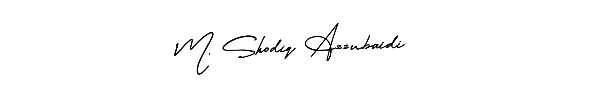 Make a beautiful signature design for name M. Shodiq Azzubaidi. Use this online signature maker to create a handwritten signature for free. M. Shodiq Azzubaidi signature style 3 images and pictures png