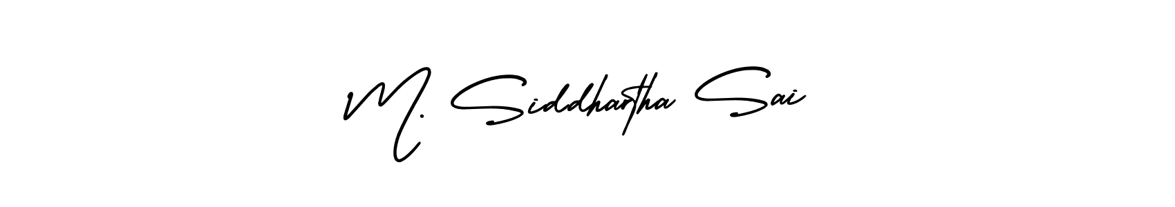 Similarly AmerikaSignatureDemo-Regular is the best handwritten signature design. Signature creator online .You can use it as an online autograph creator for name M. Siddhartha Sai. M. Siddhartha Sai signature style 3 images and pictures png