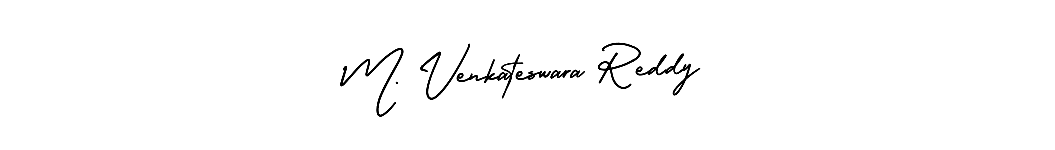 Also we have M. Venkateswara Reddy name is the best signature style. Create professional handwritten signature collection using AmerikaSignatureDemo-Regular autograph style. M. Venkateswara Reddy signature style 3 images and pictures png