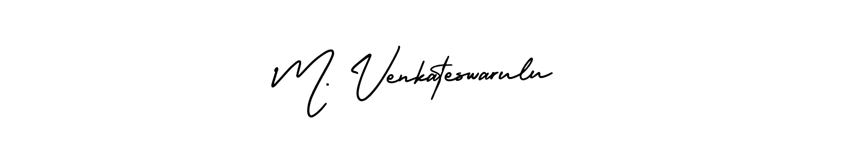 It looks lik you need a new signature style for name M. Venkateswarulu. Design unique handwritten (AmerikaSignatureDemo-Regular) signature with our free signature maker in just a few clicks. M. Venkateswarulu signature style 3 images and pictures png