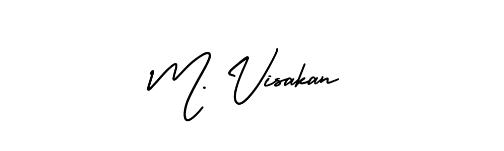 You can use this online signature creator to create a handwritten signature for the name M. Visakan. This is the best online autograph maker. M. Visakan signature style 3 images and pictures png