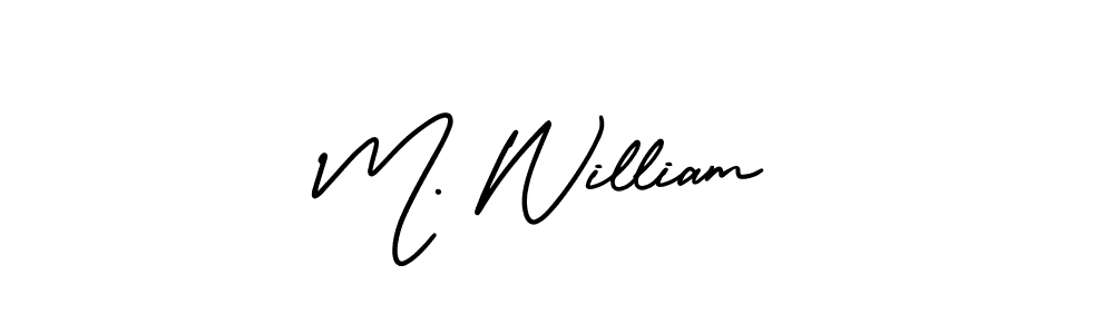 if you are searching for the best signature style for your name M. William. so please give up your signature search. here we have designed multiple signature styles  using AmerikaSignatureDemo-Regular. M. William signature style 3 images and pictures png