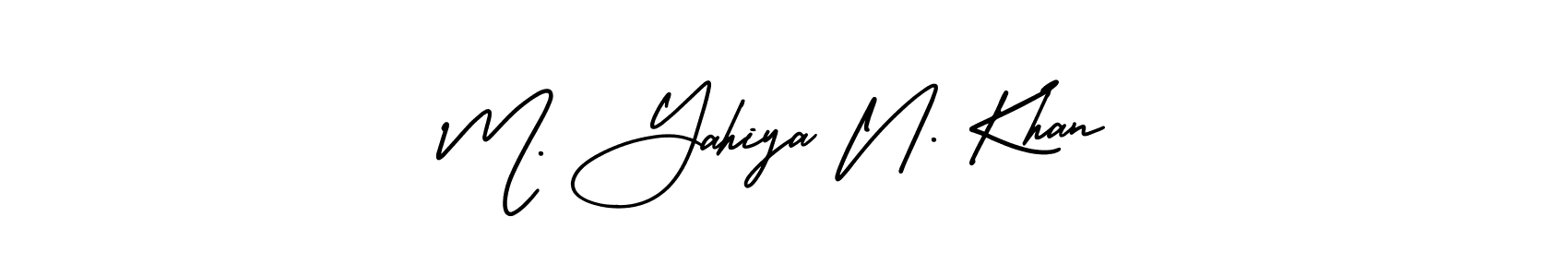 Once you've used our free online signature maker to create your best signature AmerikaSignatureDemo-Regular style, it's time to enjoy all of the benefits that M. Yahiya N. Khan name signing documents. M. Yahiya N. Khan signature style 3 images and pictures png