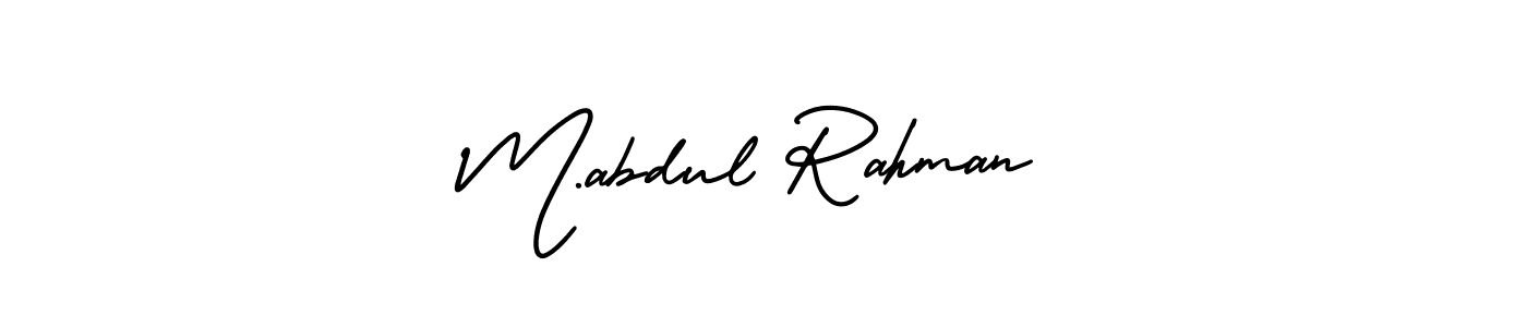 if you are searching for the best signature style for your name M.abdul Rahman. so please give up your signature search. here we have designed multiple signature styles  using AmerikaSignatureDemo-Regular. M.abdul Rahman signature style 3 images and pictures png