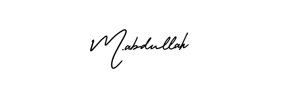 This is the best signature style for the M.abdullah name. Also you like these signature font (AmerikaSignatureDemo-Regular). Mix name signature. M.abdullah signature style 3 images and pictures png